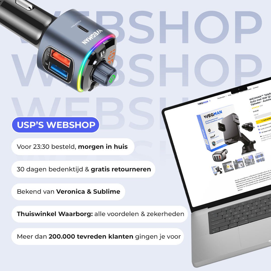 Telefoonhouder in gebruik met navigatie op scherm – handsfree en stabiel bevestigd