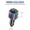 Extra bass mode voor een fm transmitter