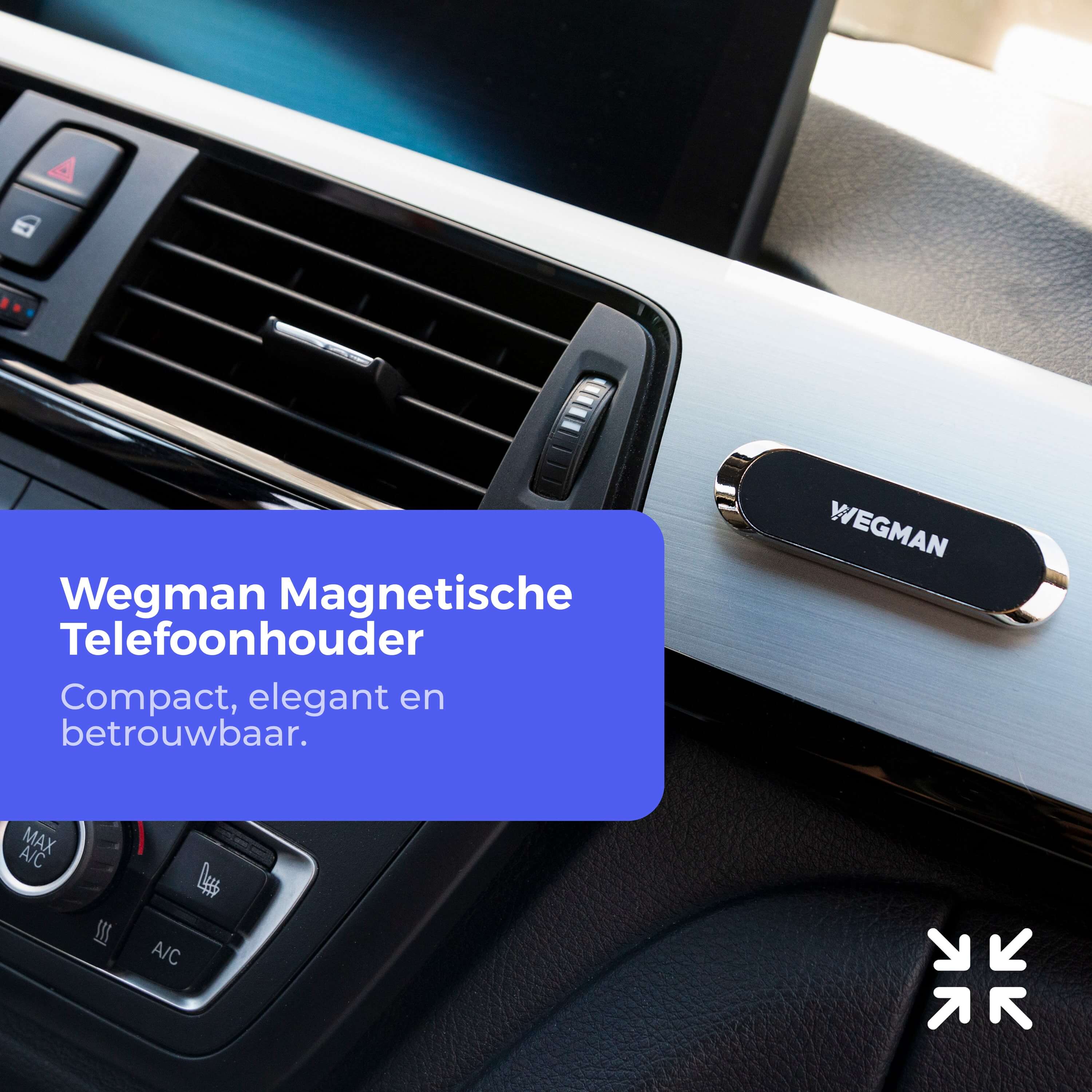 Huisje over het algemeen markering Wegman Magnetic Phone Holder - Mobile Phone Holder Car - Off-Road and  Threshold Proof - Car Holder Phone